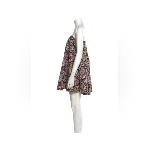 Caroline Constas Printed Brown Mini Dress - Picture 2 of 3